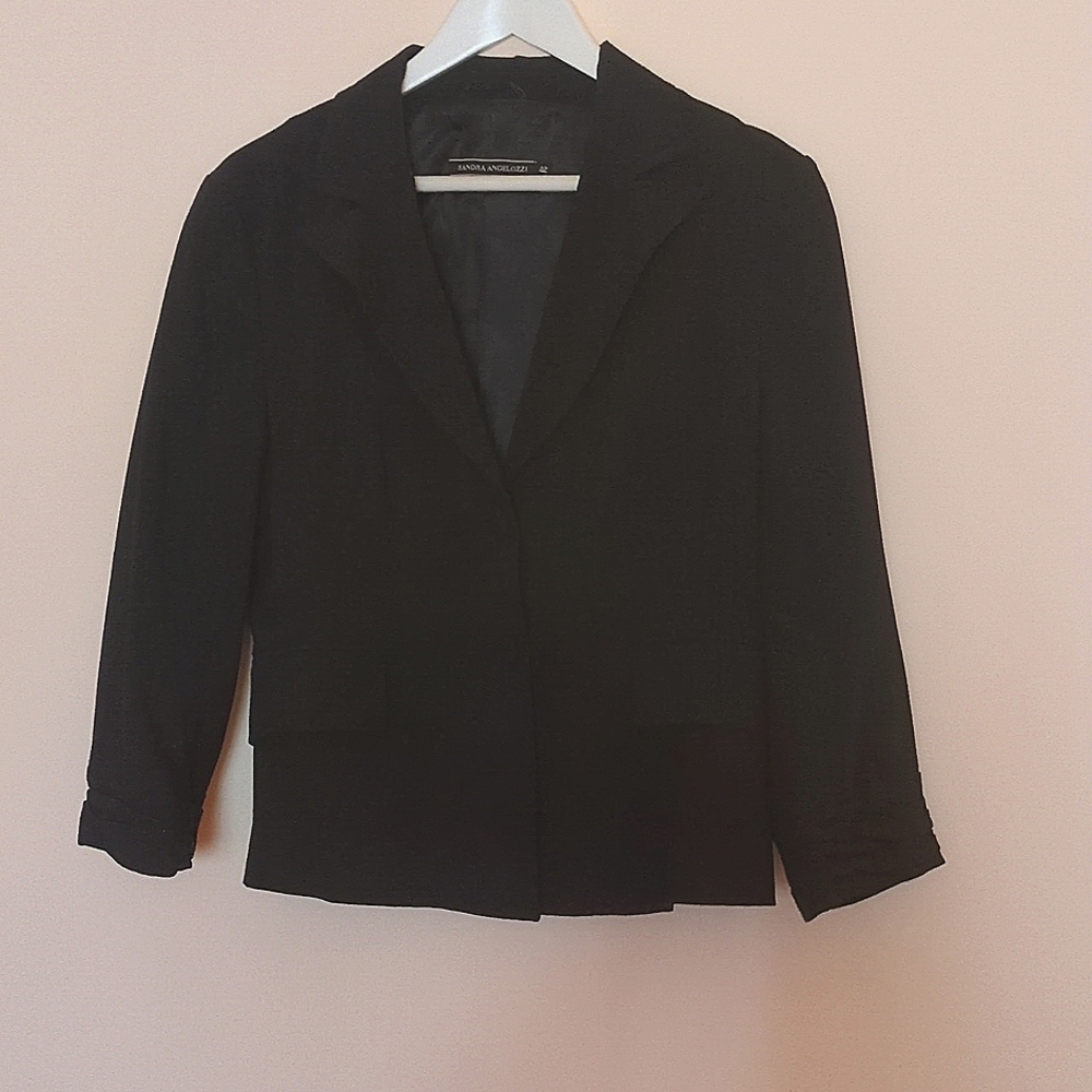 Sandra Angelozzi black blazer size 42